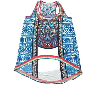 Flying Tomatoe Hi Low Racerback Top Size Medium